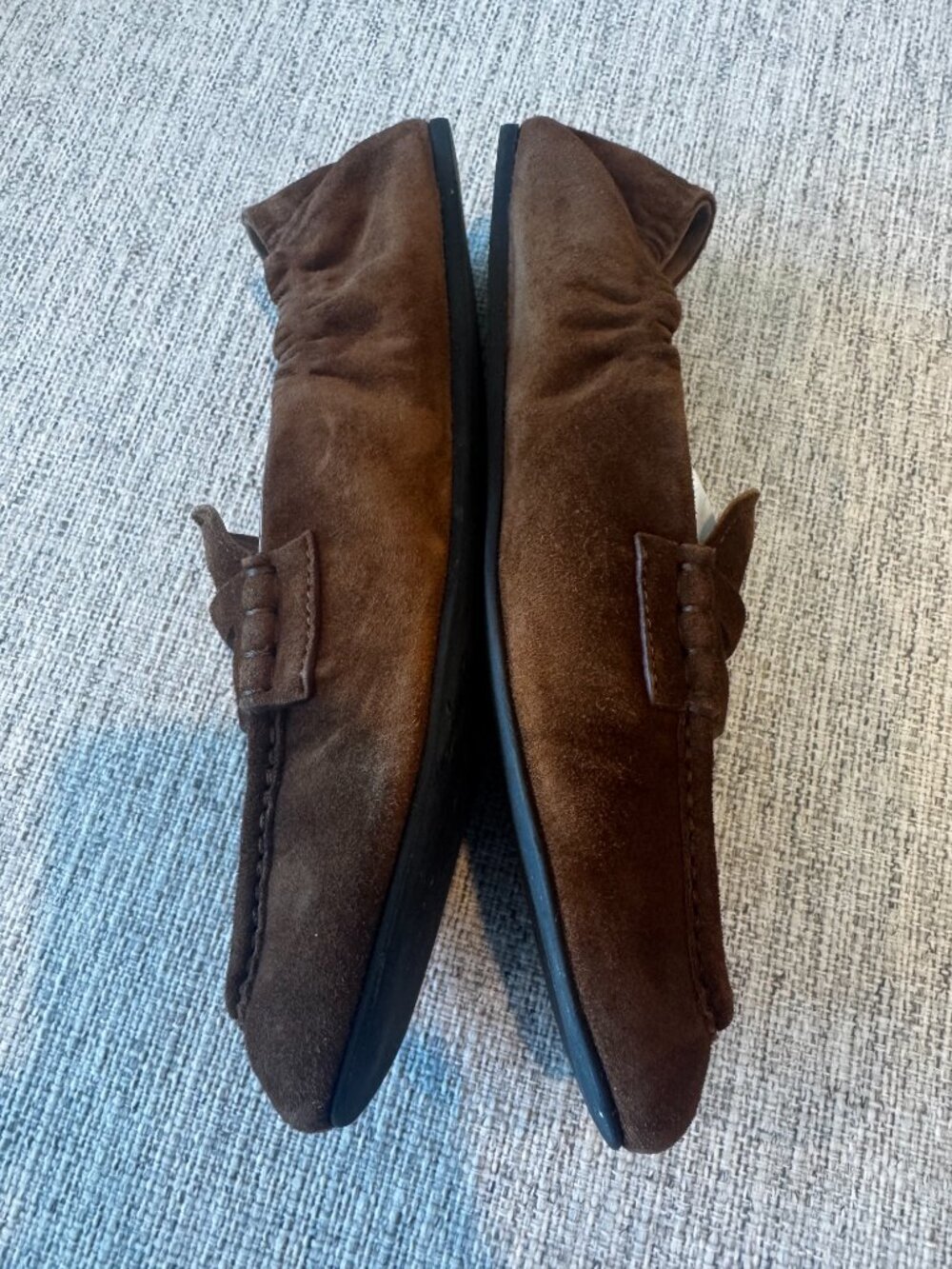 Authentic Miu Miu Ruches suede loafers - Picture 6 of 9